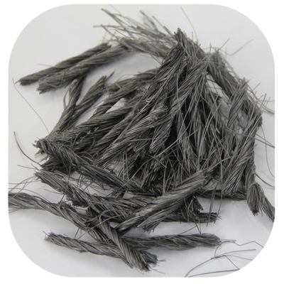 Πιστοποιημένο CE Concrete Twisted Bunchy PP Fiber For Concrete Road