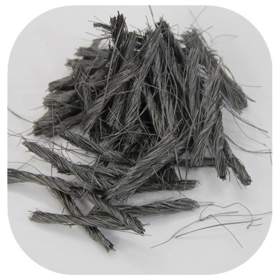 Πιστοποιημένο CE Concrete Twisted Bunchy PP Fiber For Concrete Road