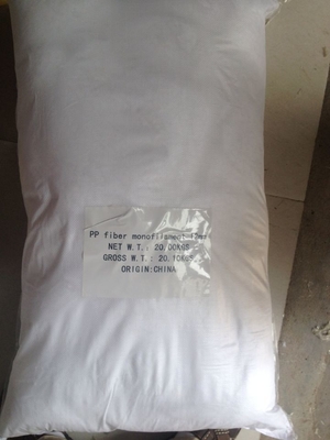 6mm Pp Fiber Concrete Fiber Polypropylene For Construction