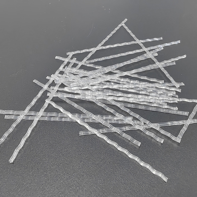 Πιστοποιημένο CE Wave Form Concrete Polypropylene PP Macro Fiber For Construction Road