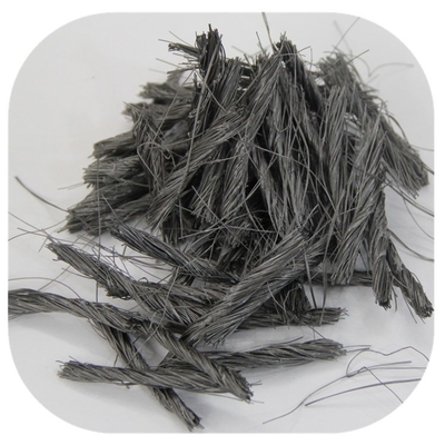 Λευκό 51/54mm PP Macro Fiber Twist Bunchy ίνες για την ενίσχυση του σκυροδέματος