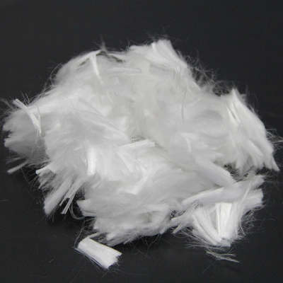 Σκληρότητα Μακρο PP Fiber Powder 15min Break Tensile Ratio FDY Υφάσματα για σκυρόδεμα