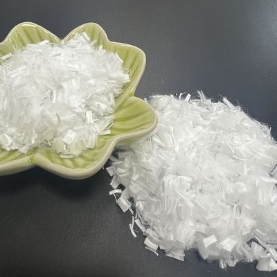 Λευκές ίνες Staple 6mmx1.66dtex Short Cut Corn PLA ίνες για γεωτρήσεις πετρελαίου