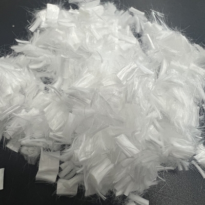 Λευκή κόψη ινών 1,5D*6mm καλαμπόκι ίνες PLA για πετρελαϊκή βιομηχανία ρευστό γεωτρήσεις