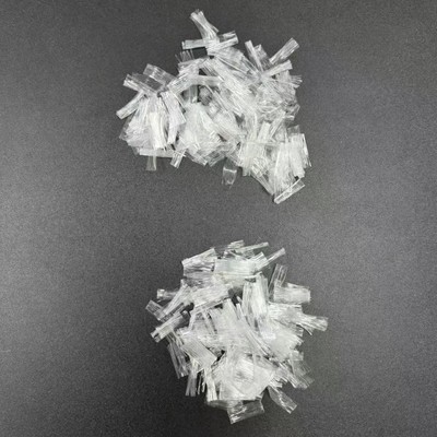 12mm Polypropylene PP Fiber Mesh Για σκυρόδεμα Συνθετική PP Mesh Fiber