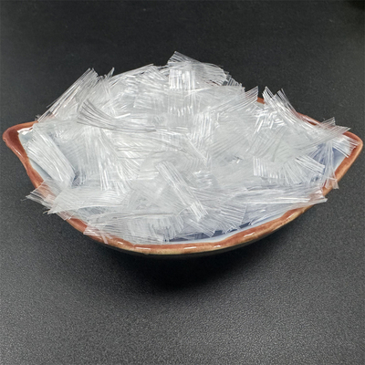 10mm PP Mesh Fiber βελτιώνει την ελαστικότητα και την αντοχή στην κάμψη για τσιμέντο