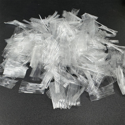 10mm PP Mesh Fiber βελτιώνει την ελαστικότητα και την αντοχή στην κάμψη για τσιμέντο