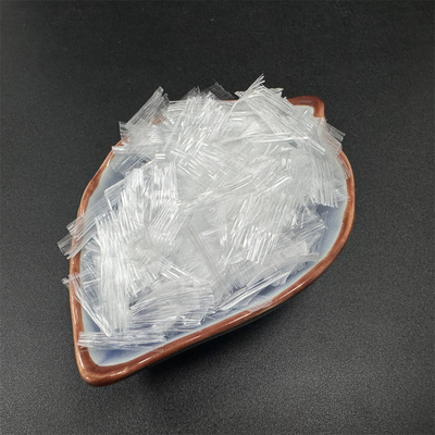 12-20mm Polypropylene Mesh Fiber βελτιώνει την ποιότητα και την αντοχή της μηχανικής του σκυροδέματος