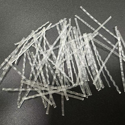 48mm Διαφανές PP Μακρο ίνες κύμα για το αδιάβροχο στρώμα και το στρώμα αποθήκευσης του υπόγειου έργου διατήρησης νερού και σήραγγας