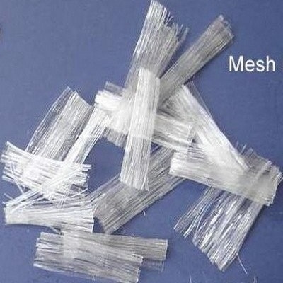 Πλέγμα ινών Microfiber τσιμέντου πολυπροπυλενίου πρόληψης ρωγμών για το διάδρομο αερολιμένων