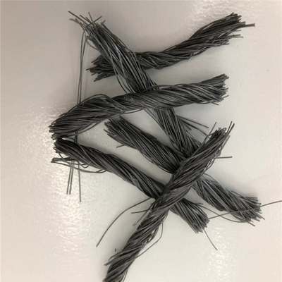 ίνα δεσμών συστροφής πολυπροπυλενίου PP 54mm υβριδική (μακρο συνθετικές δομικές ίνες) για το σκυρόδεμα